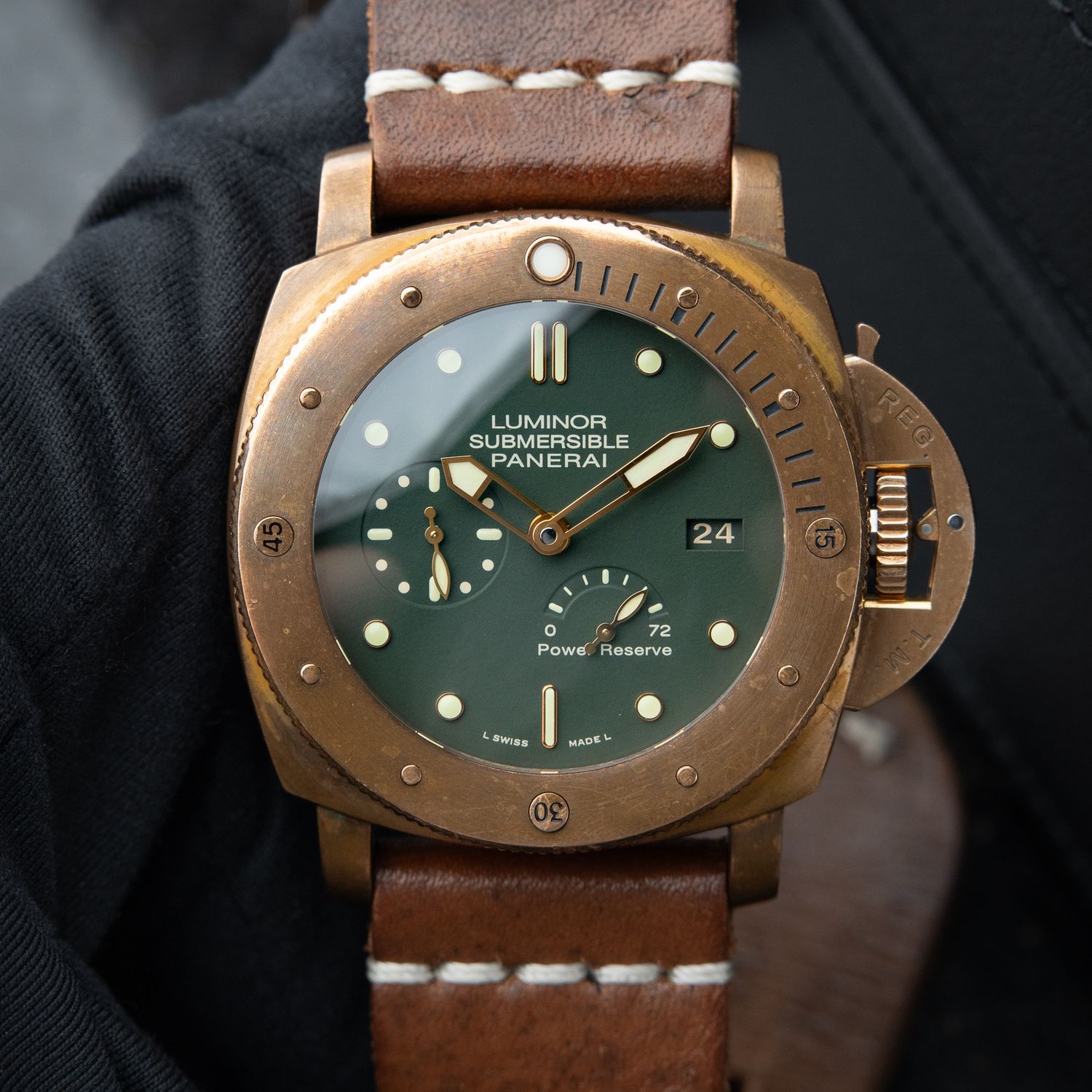 Panerai Luminor Submersible 1950 Limited Edition Bronzo Green Dial PAM507