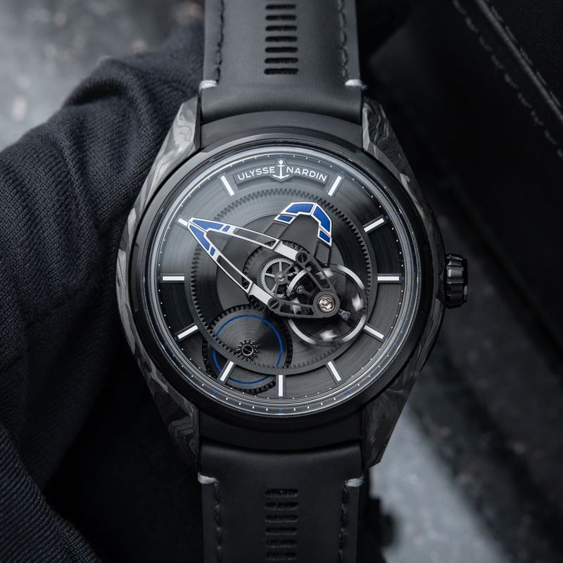 Ulysse Nardin Freak X Bucherer Blue Limited 88 RARE Carbonium DLC Titanium