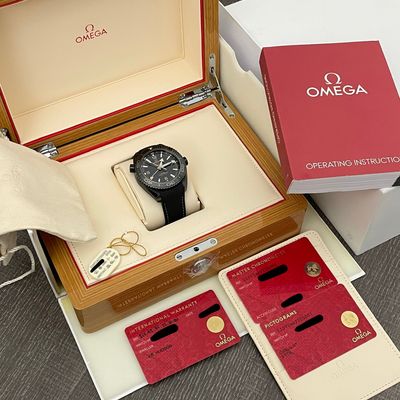 Omega Seamaster Planet Ocean 600 M Deep Black GMT Ceramic Diver