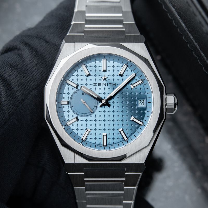 Zenith Defy Skyline UNWORN 4/2025 Ice Blue Dial El Primero Steel Bracelet