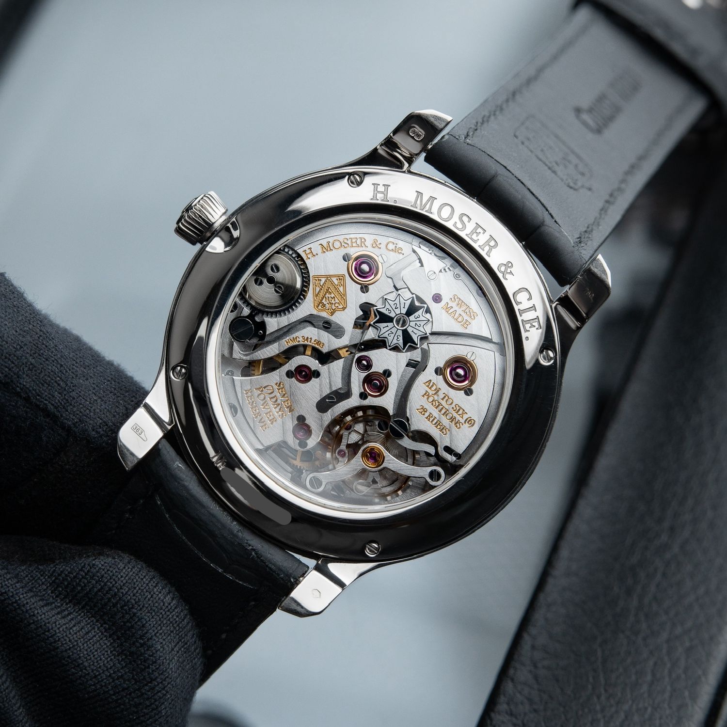 H.Moser & Cie. Endeavour Perpetual Calendar White Gold Silver Dial