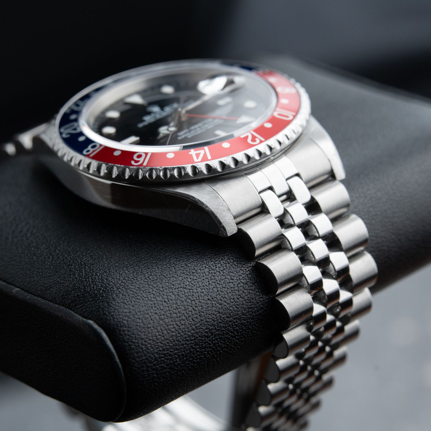 Rolex GMT-Master II RSC Serviced Jubilee Steel Pepsi Bezel Black