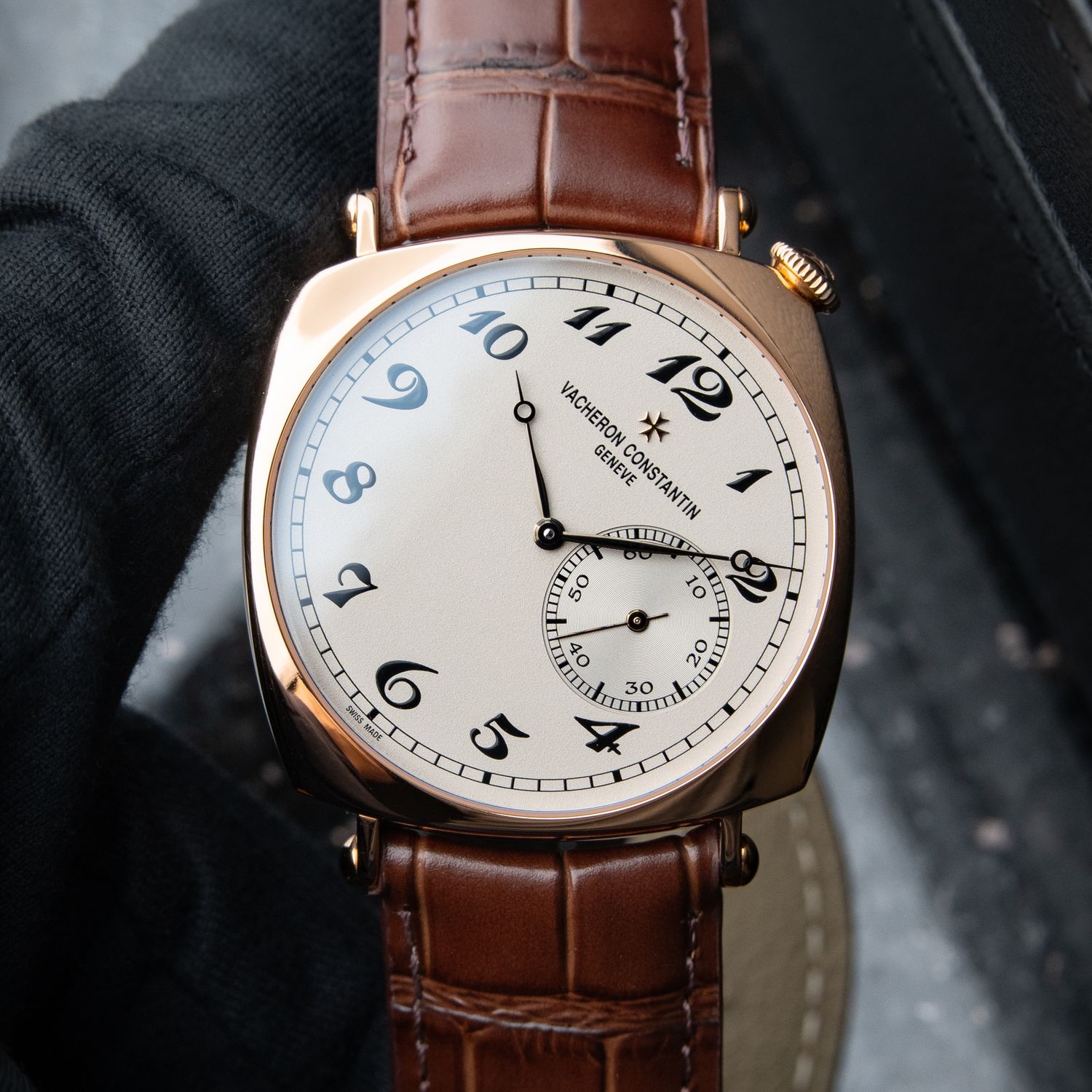 Vacheron Constantin Historiques American 1921 40mm Rose Gold Leather 82035