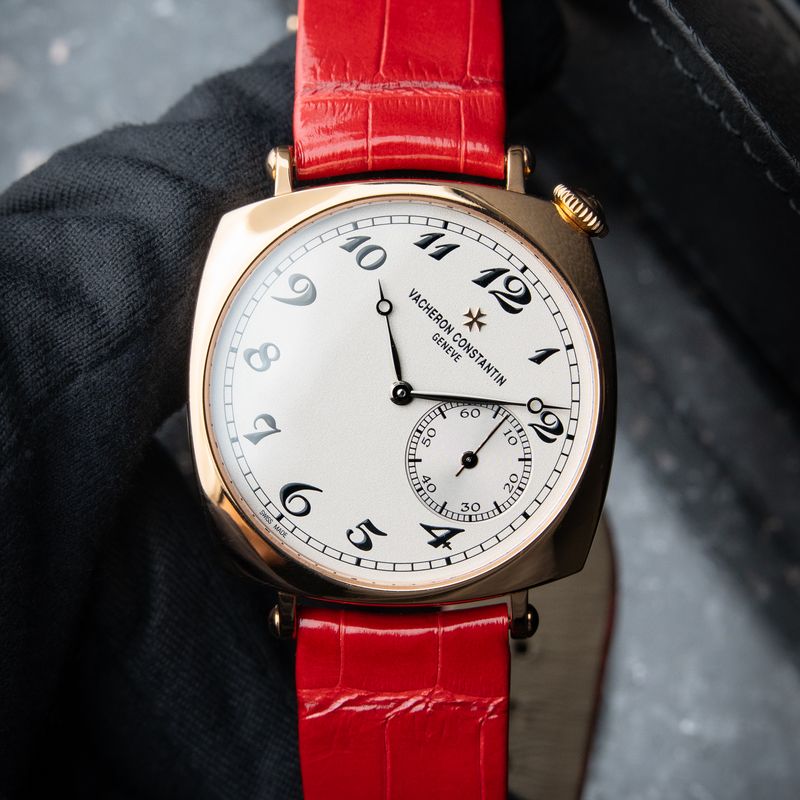 Vacheron Constantin Historiques American 1921 36.5 Rose Gold Red Leather 1100S