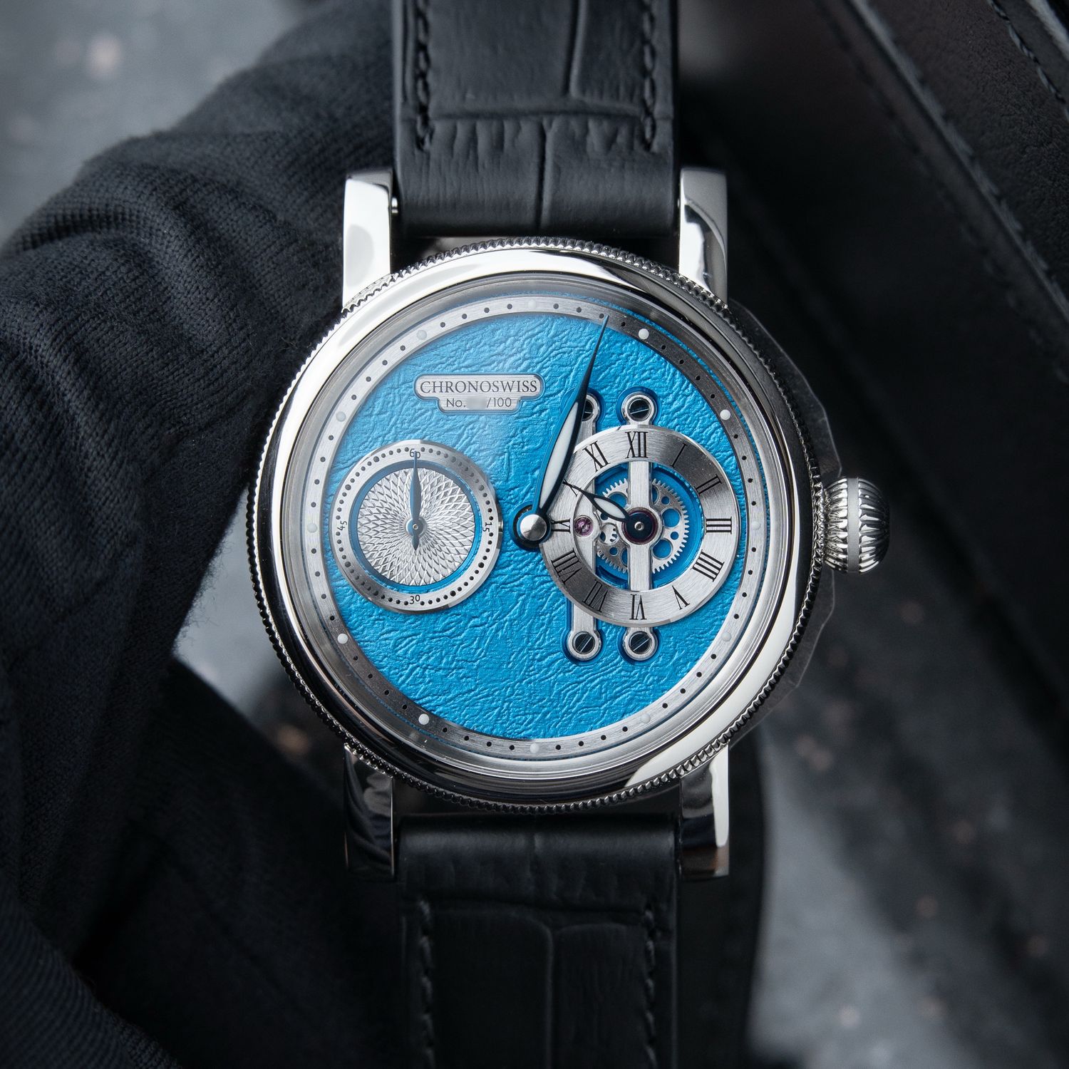 Chronoswiss Strike Two UNWORN 2024 H2O Limited Edition Blue Automatic 40