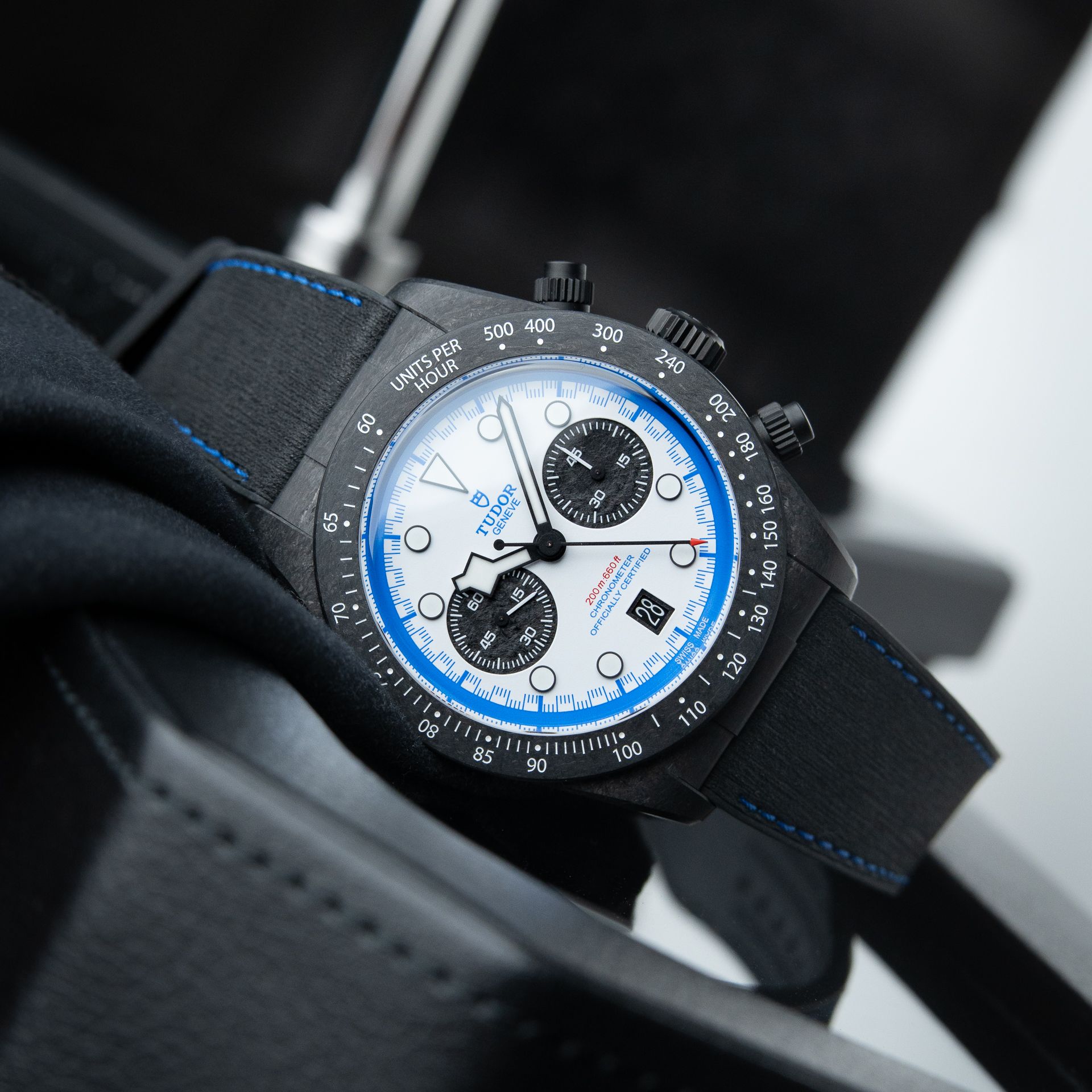 Tudor Black Bay Chronograph BNIB 5/2025 Carbon 25 Limited Edition Racing White