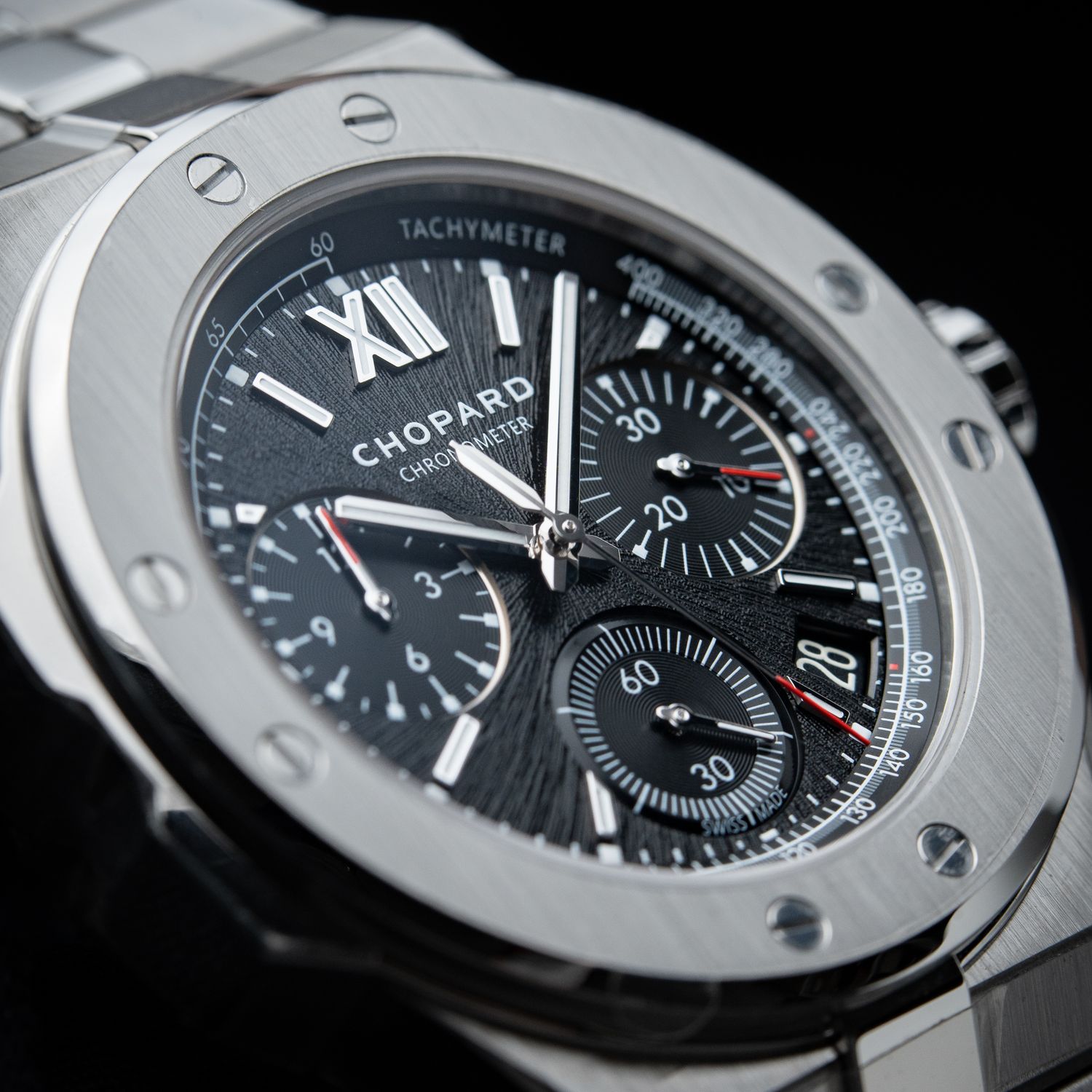 Chopard Alpine Eagle STICKERED XL Chrono Flyback Black Dial