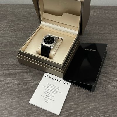 BVLGARI Bulgari Octo Finissimo Extra Thin Platinum Black Dial