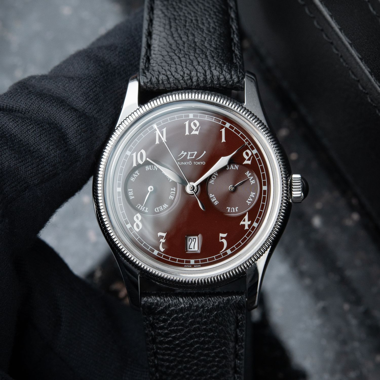 Kurono Tokyo Anniversary Calendrier Type I Azuki Triple Calendar Maroon Red