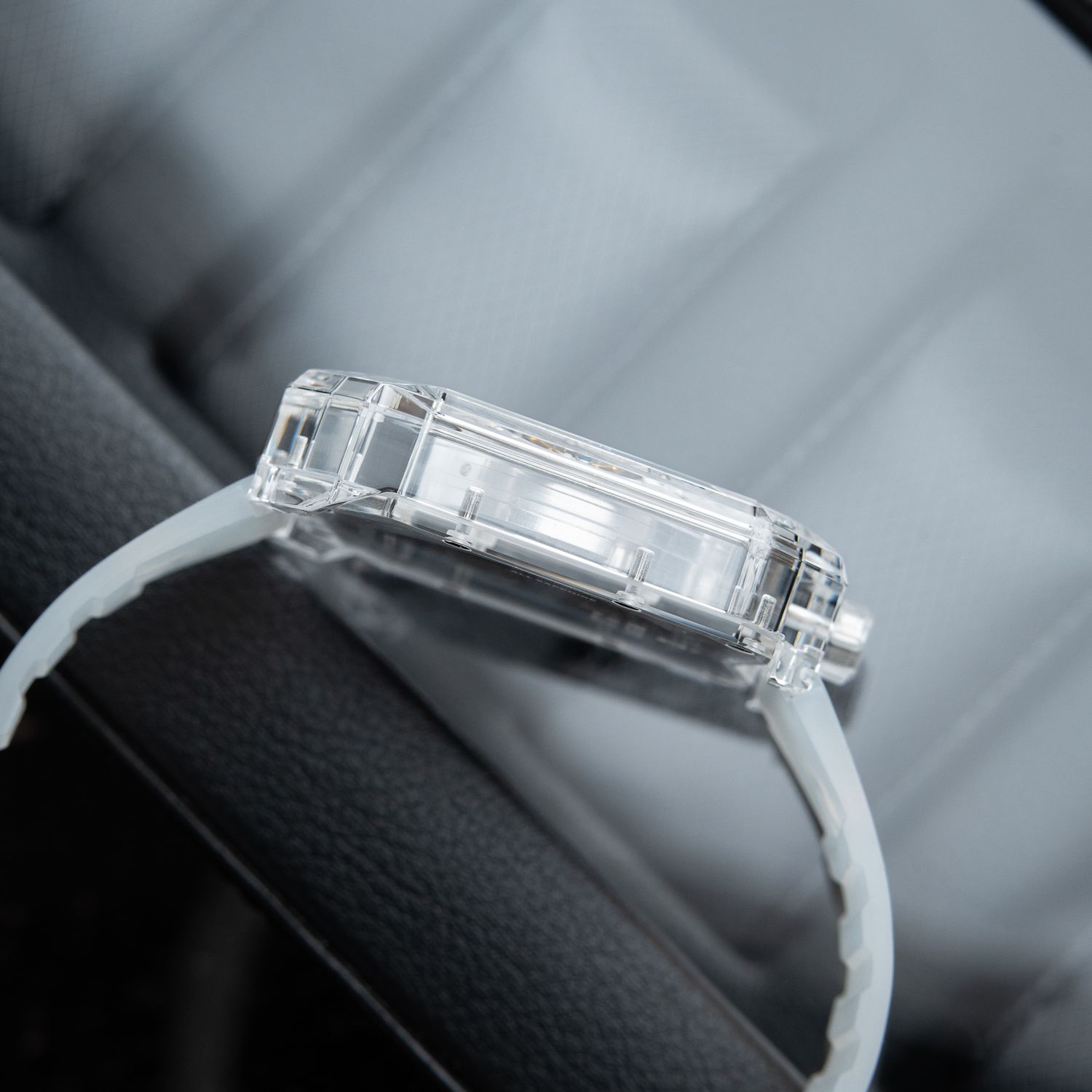 Aventi A11 CLEAN Tourbillon Pure Sapphire Case Openworked Skeleton