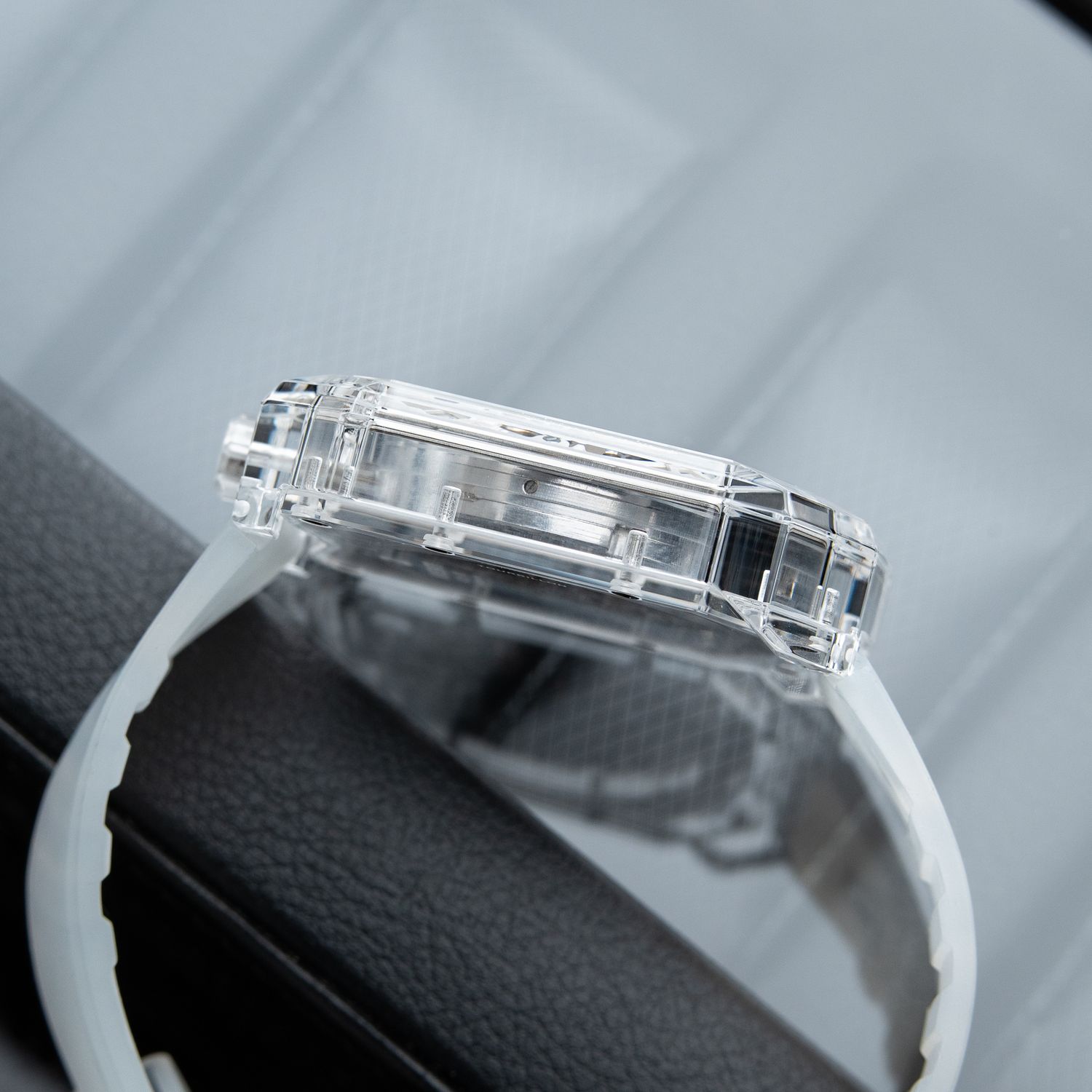 Aventi A11 CLEAN Tourbillon Pure Sapphire Case Openworked Skeleton