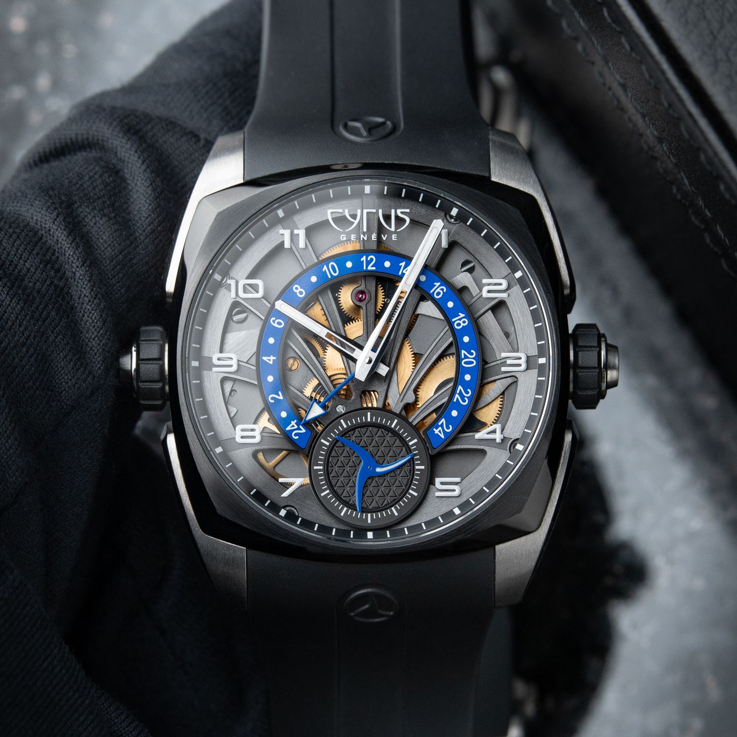 Cyrus Keplcys GMT Retrograde RARE Limited Edition Of 50 DLC Titanium Blue