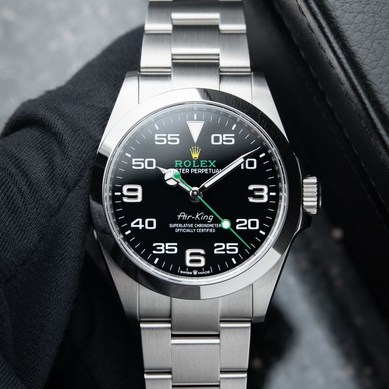 Rolex Air-King UNWORN 6/2025 Black Dial Steel Oyster Bracelet Automatic 40