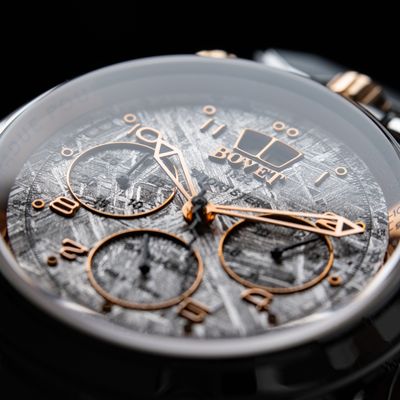 ヴィンテージ　ベイゴマ Bovet Sportster Saguaro Chronograph White Meteorite Rose