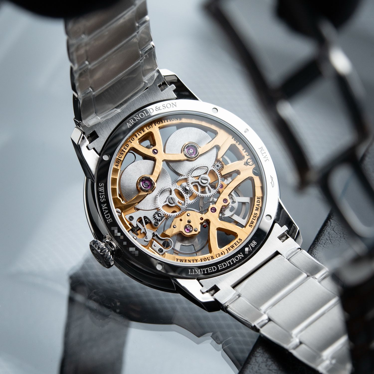 arnold Arnold & Son Nebula UNWORN 6/2025 Limited Edition Gold Dial