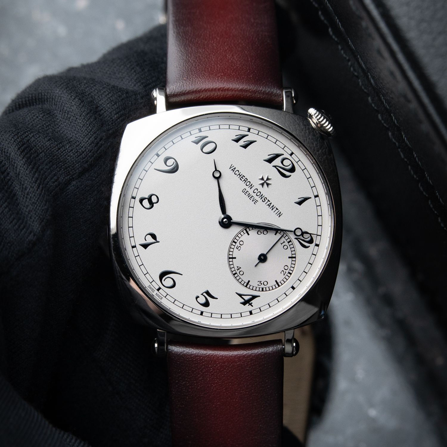 Vacheron Constantin Historiques American 1921 STRAPS 36.5 White Gold Set