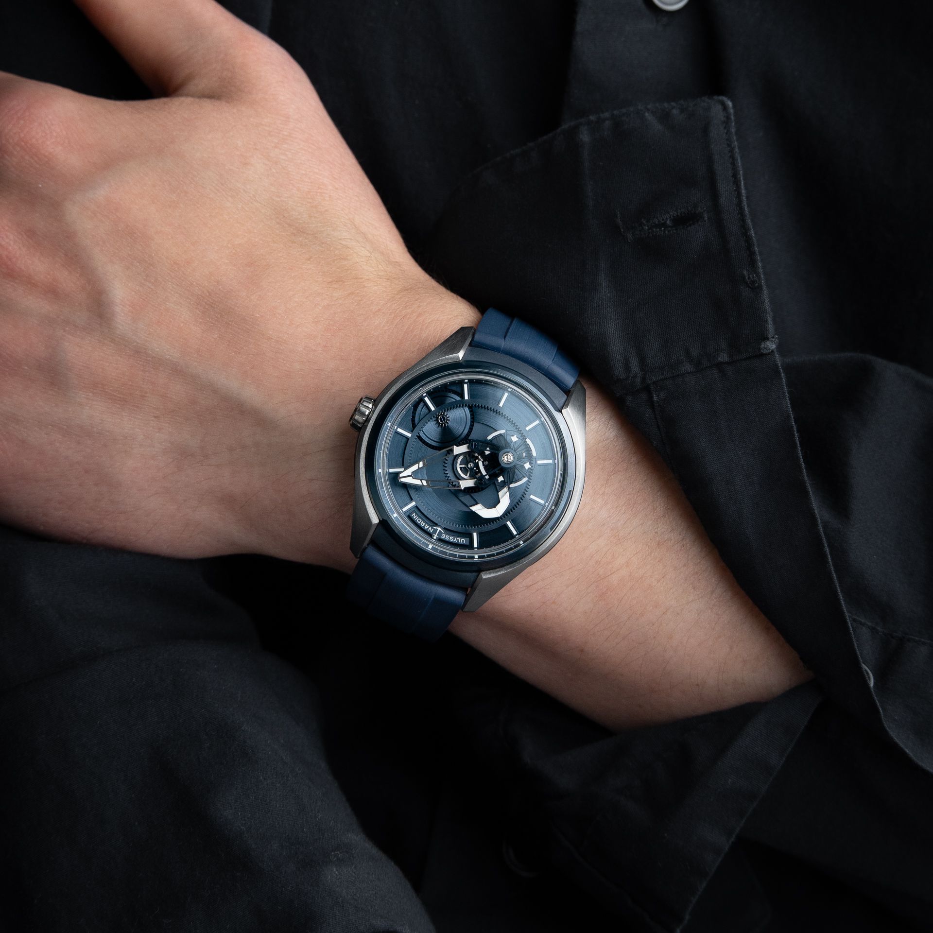 Ulysse Nardin Freak X Ti Blue Dial PVD Titanium Rubber Automatic 43