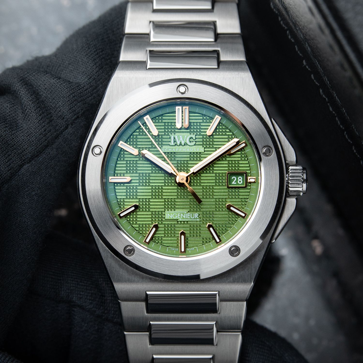 IWC Ingenieur Automatic 5/2025 Green Gold Limited Brad Pitt Sonny Hayes F1