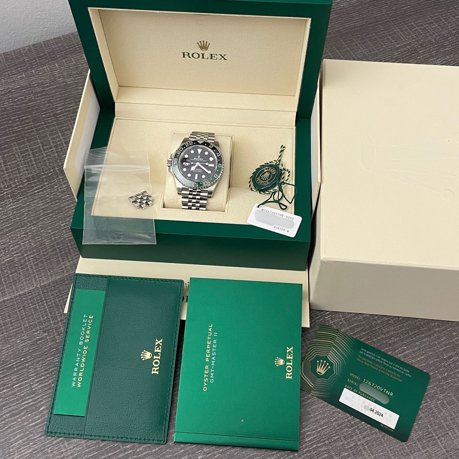 ROLEX GMT-Master II 空き箱 M38340: Rolex GMT-Master II, Ref. 16710, Box & Papers – Paul