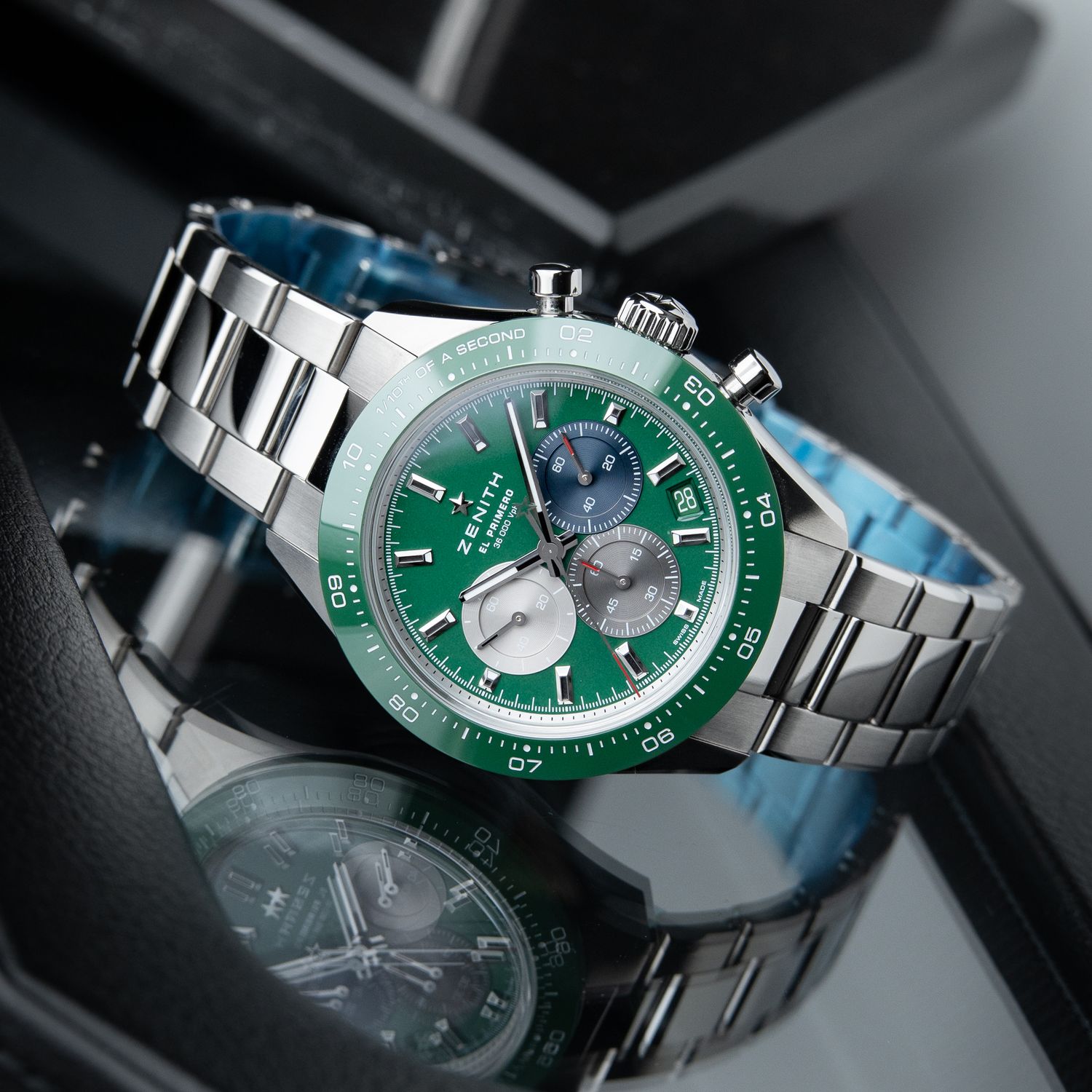 Zenith Chronomaster Sport STICKERED 9/2024 Green Dial Ceramic