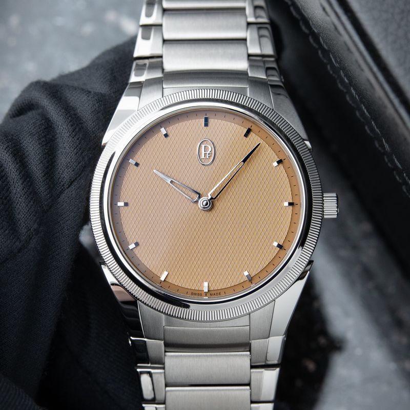 Parmigiani Fleurier Tonda PF UNWORN 2025 Golden Siena Dial Platinum Steel