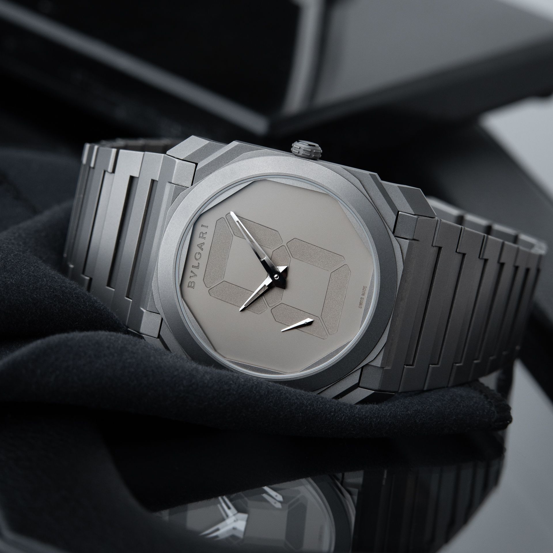 BVLGARI Bulgari Octo Finissimo CLEAN Tatsuo Miyajima Limited Edition Titanium