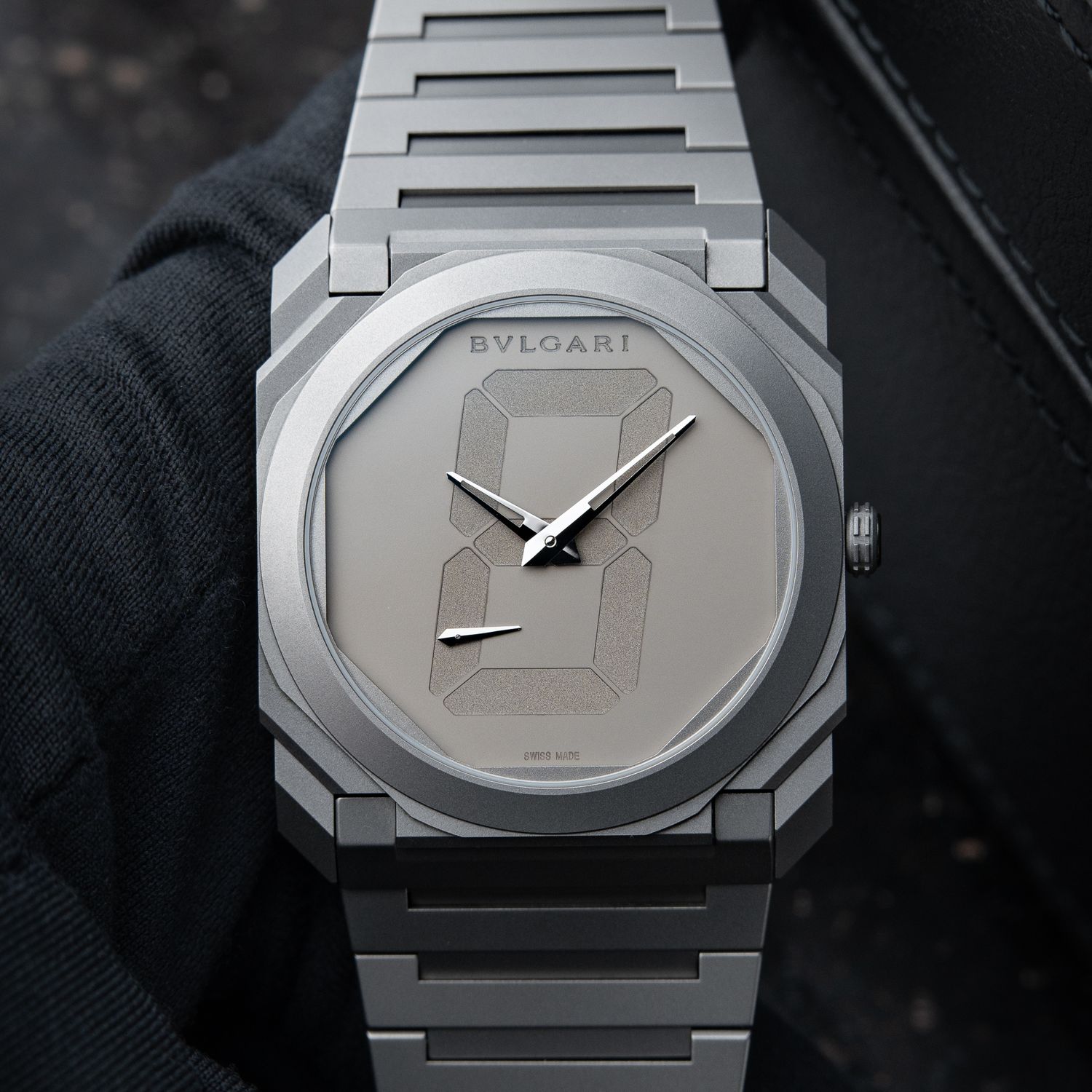 BVLGARI Bulgari Octo Finissimo CLEAN Tatsuo Miyajima Limited Edition Titanium