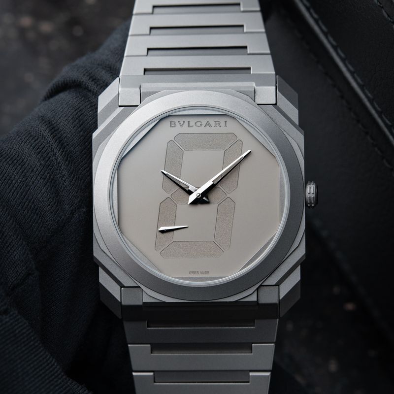 BVLGARI Bulgari Octo Finissimo CLEAN Tatsuo Miyajima Limited Edition Titanium