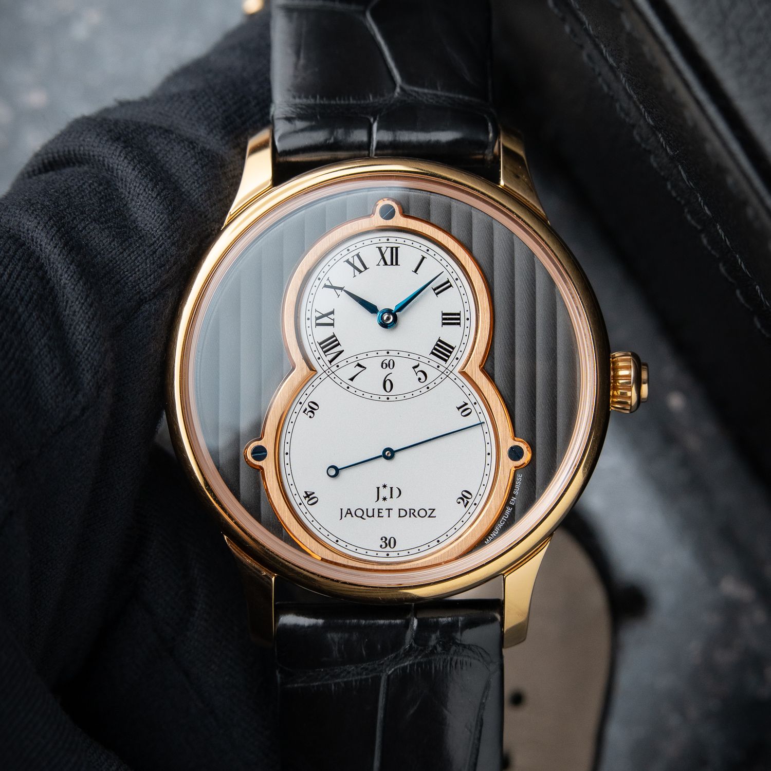 Jaquet-Droz Grande Seconde RARE Rose Gold Cotes De Geneve Limited Edition