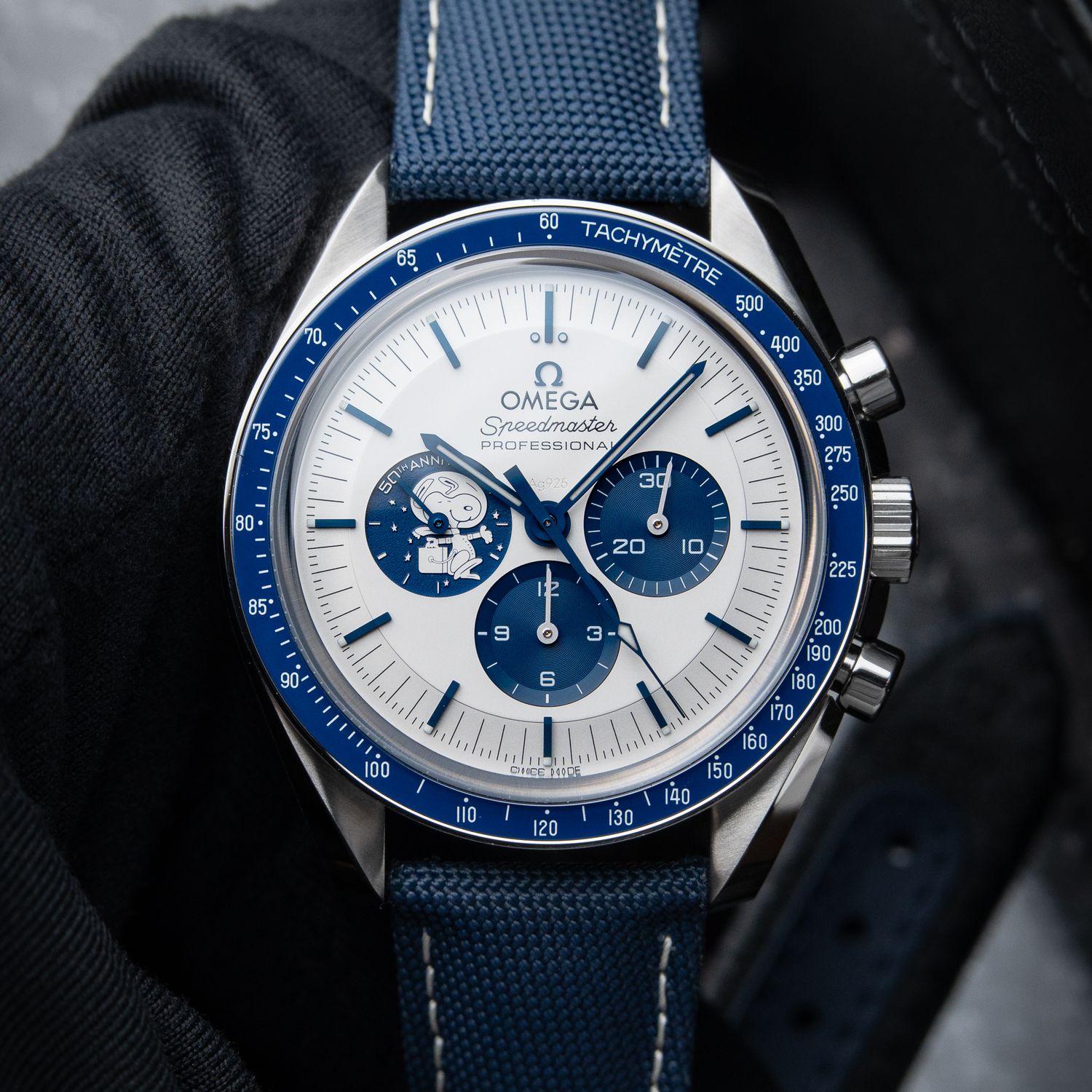 Omega Speedmaster UNWORN 3/25 Silver Snoopy Award 50th Anniversary Chronograph