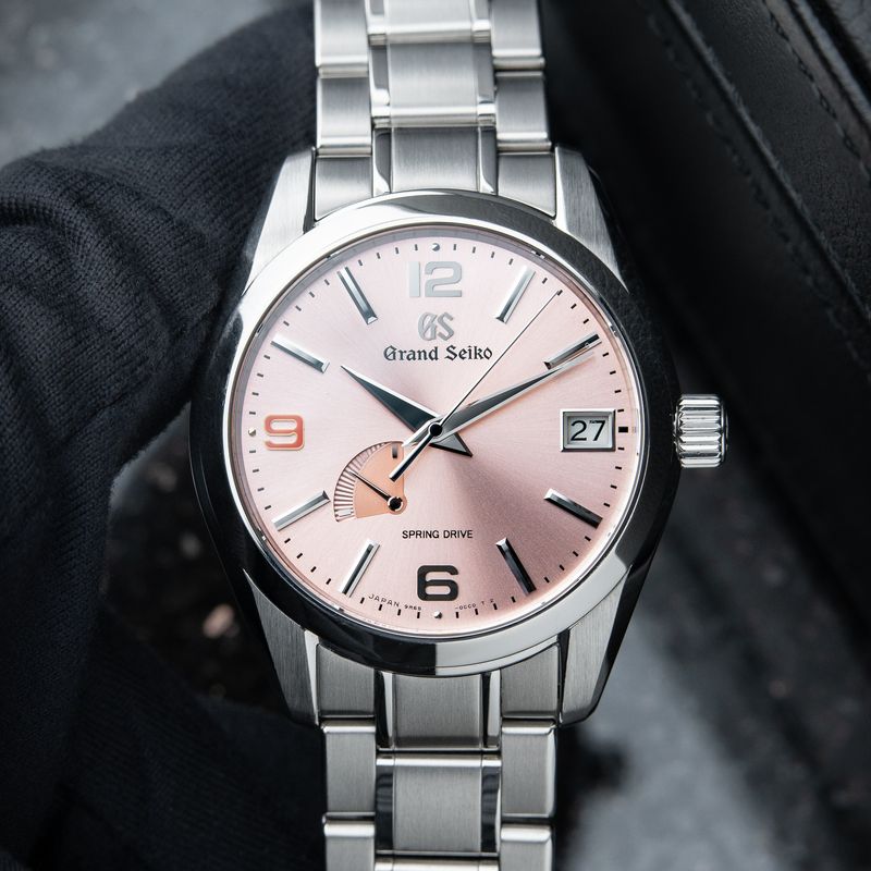 Grand Seiko Heritage AJHH JDM Limited Edition Pink Dial Spring Drive 39mm
