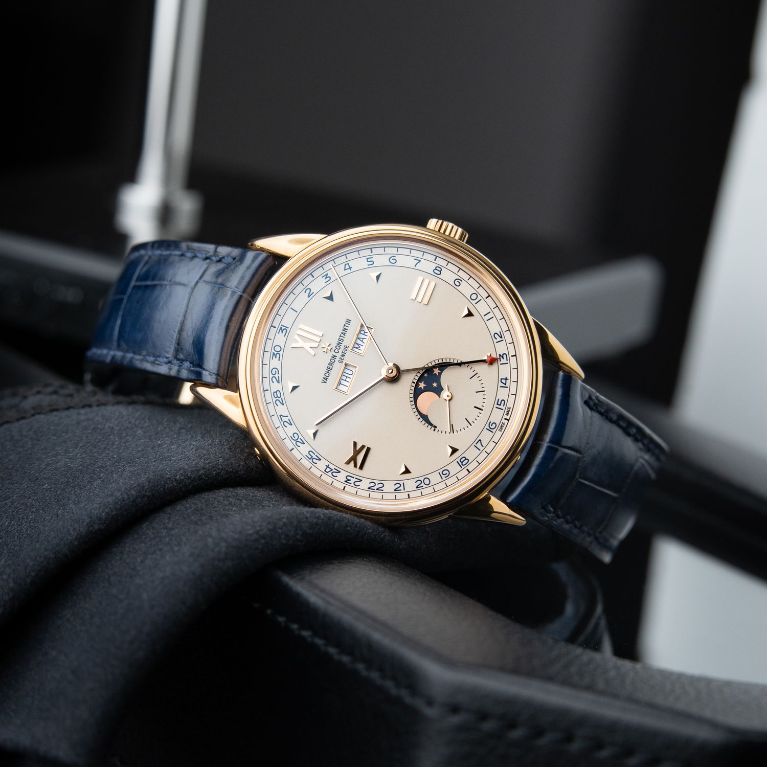 Vacheron Constantin Historiques 1948 Triple Calendar Blue Rose