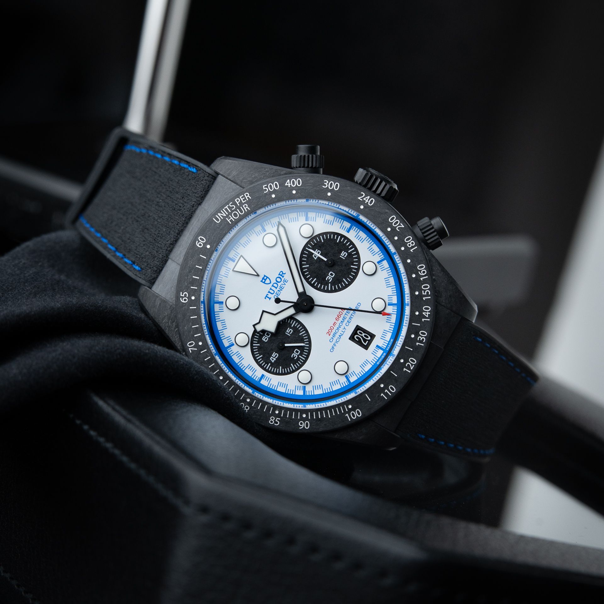 Tudor Black Bay Chronograph BNIB 8/2025 Carbon 25 Limited Edition Racing Whit