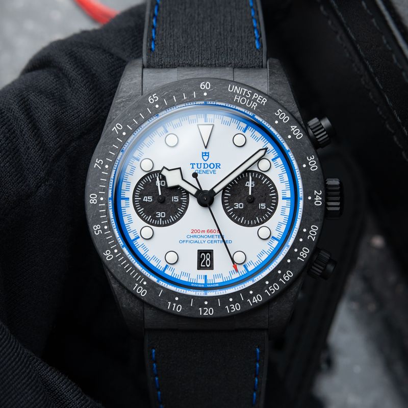 Tudor Black Bay Chronograph BNIB 8/2025 Carbon 25 Limited Edition Racing Whit