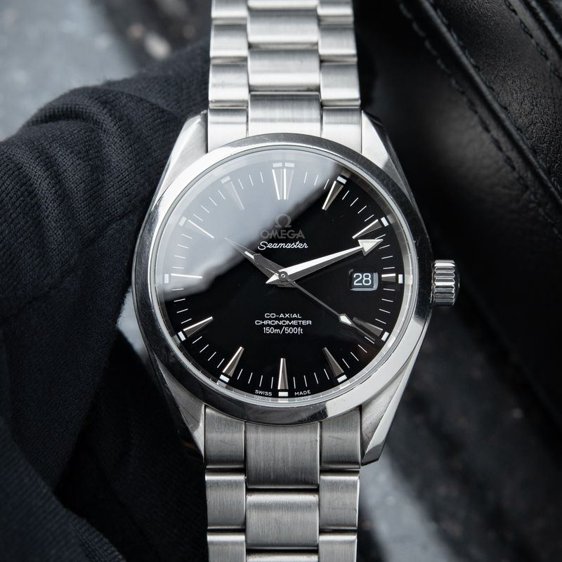 Omega Seamaster Aqua Terra 150M 2503.50.00 Co-Axial Black Steel Bracelet