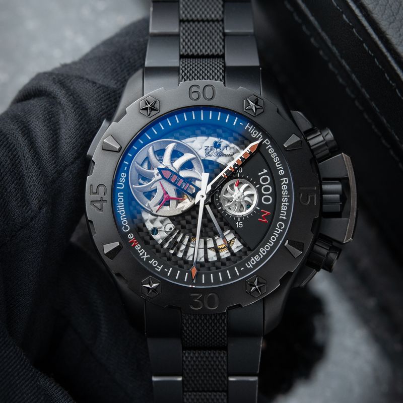 Zenith Defy Extreme Diver 1000M Chronograph Limited Edition PVD Steel Black 46