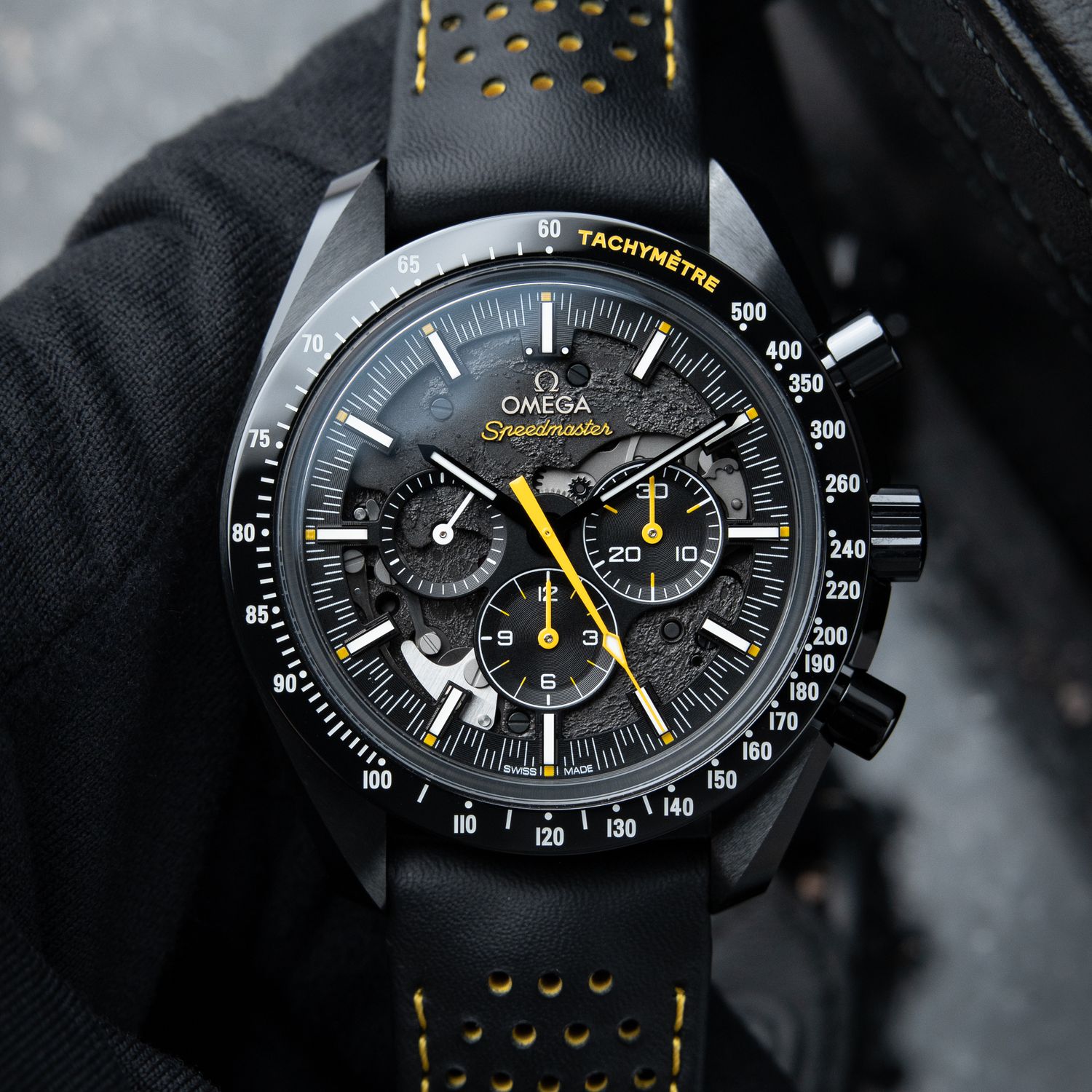 Omega Speedmaster 2023 Dark Side Of The Moon Apollo 8 Black Ceramic DSOM