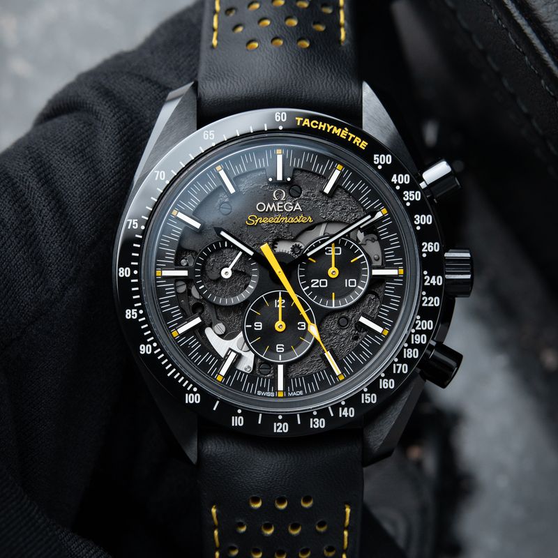 Omega Speedmaster 2023 Dark Side Of The Moon Apollo 8 Black Ceramic DSOM