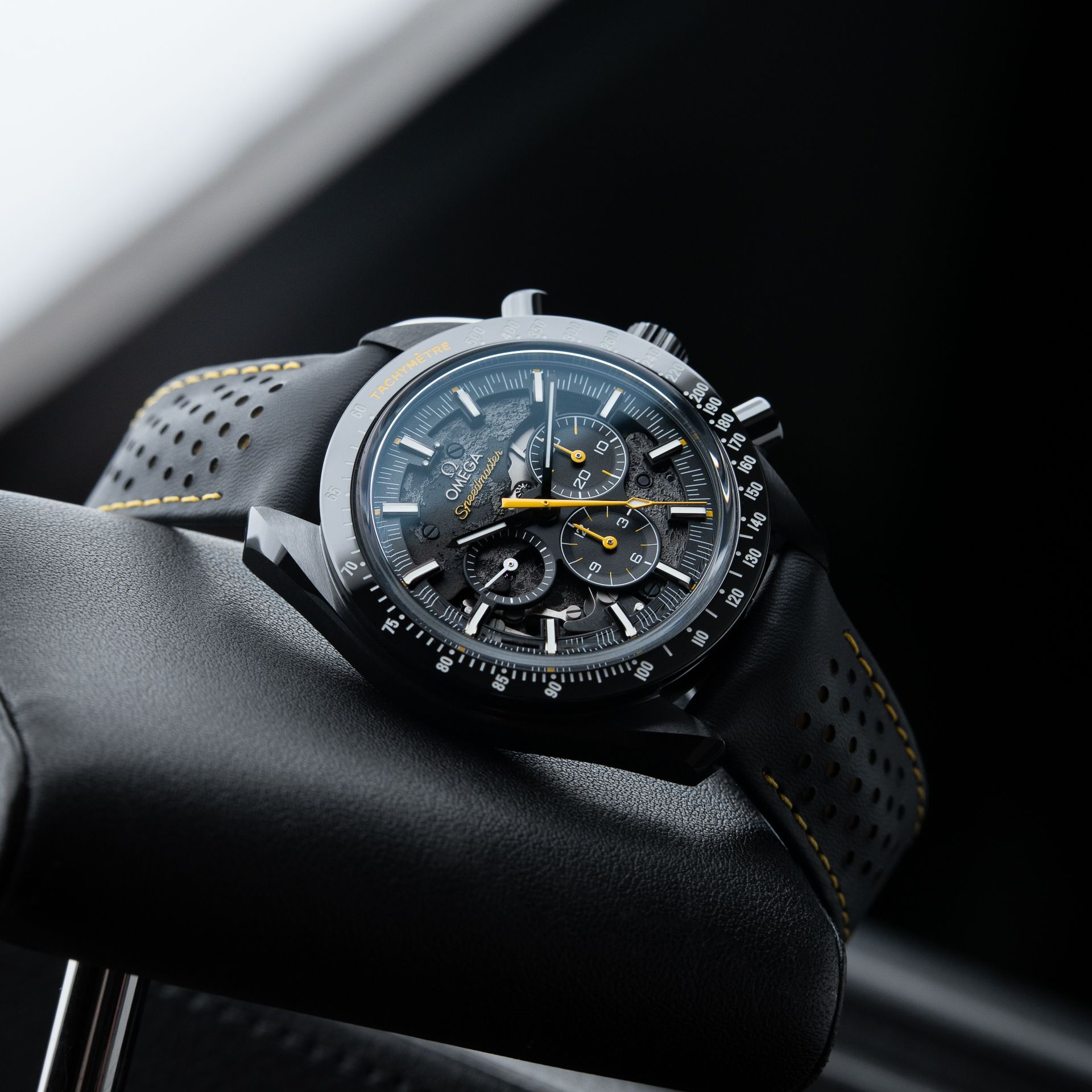 Omega Speedmaster 2023 Dark Side Of The Moon Apollo 8 Black Ceramic DSOM