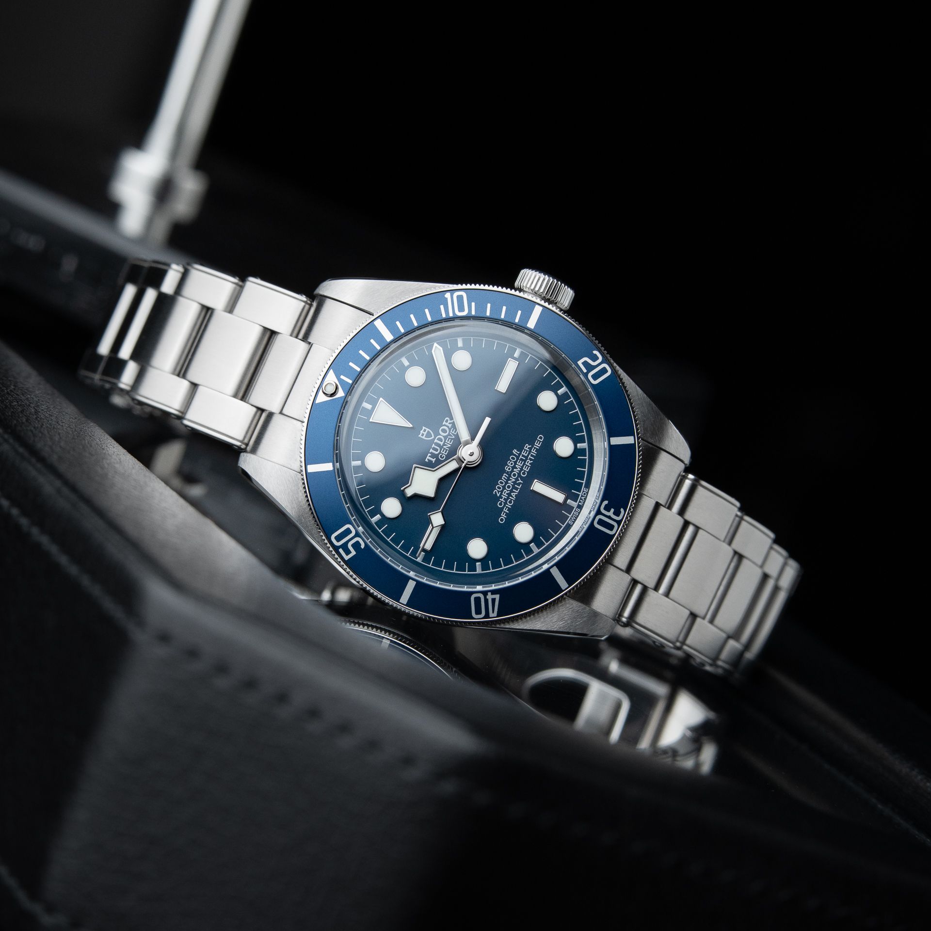 Tudor Black Bay 58 2/2024 Blue Dial Aluminum Bezel Steel Bracelet 39mm