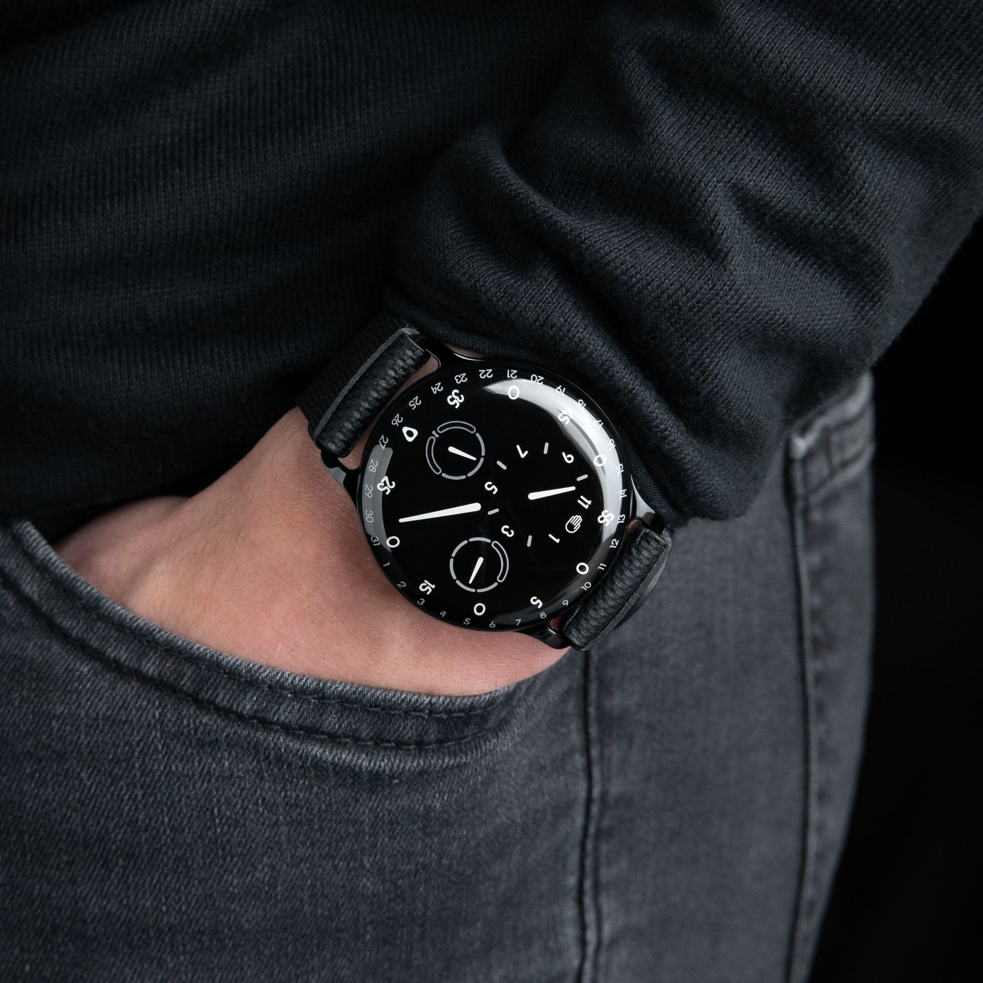 Ressence Type 3 BBB Black Titanium ROCS 3 Automatic Oil Dial 44mm Box and Papers