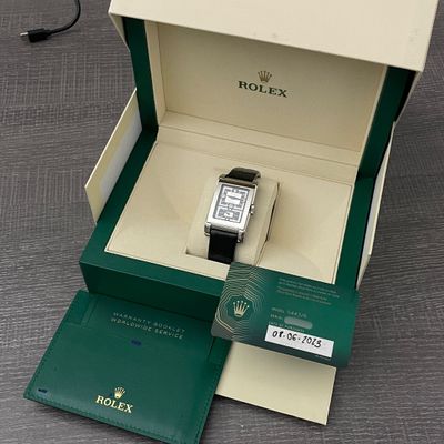 Rolex Cellini Prince RARE 2023 WARRANTY CARD White Gold Exhibition