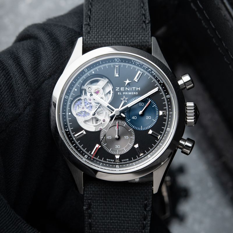 Zenith El Primero Chronomaster Open CLEAN 10/2024 El Primero 1/10th Chronograph Black