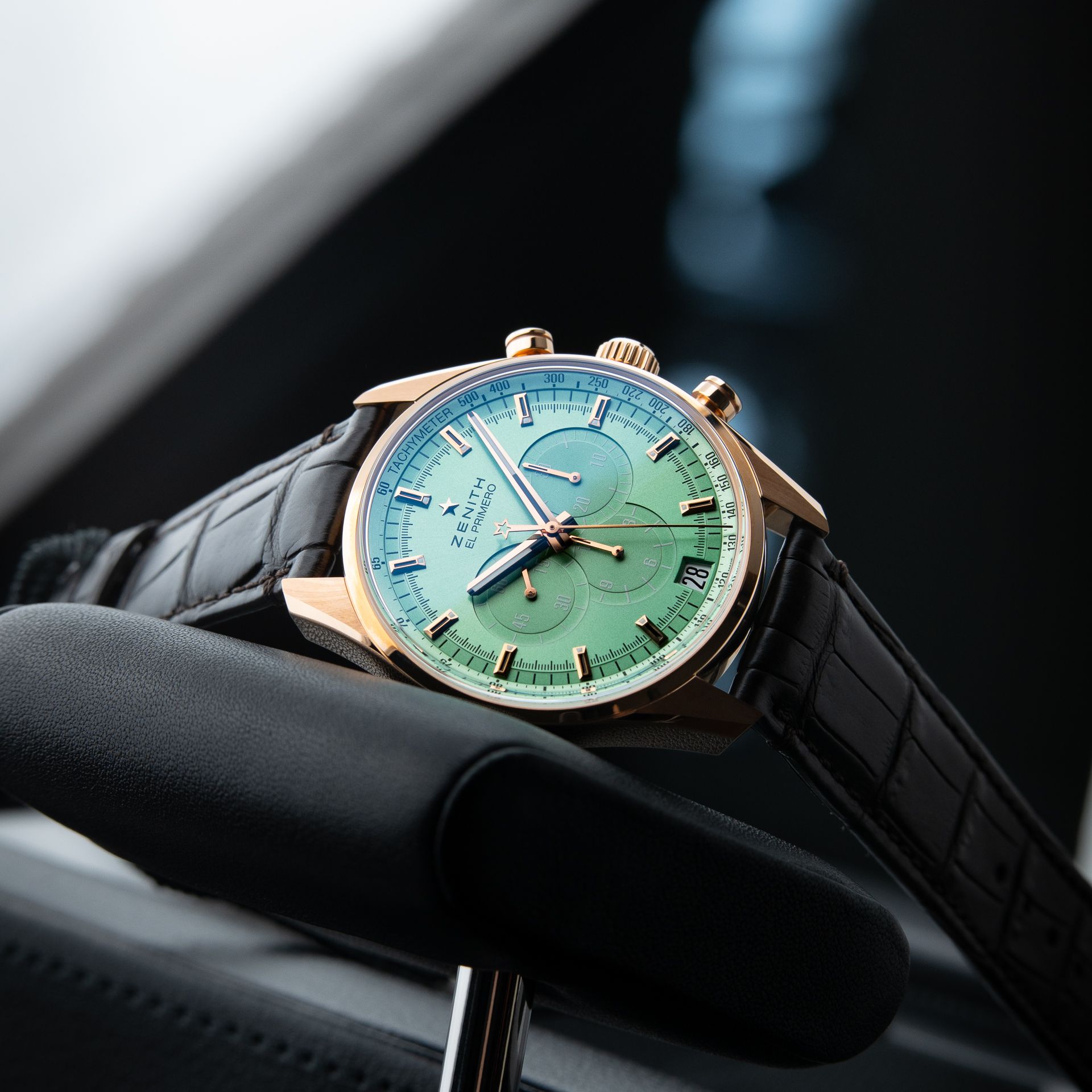 Zenith El Primero UNWORN 2025 Chronograph Limited Edition Rose Gold Green