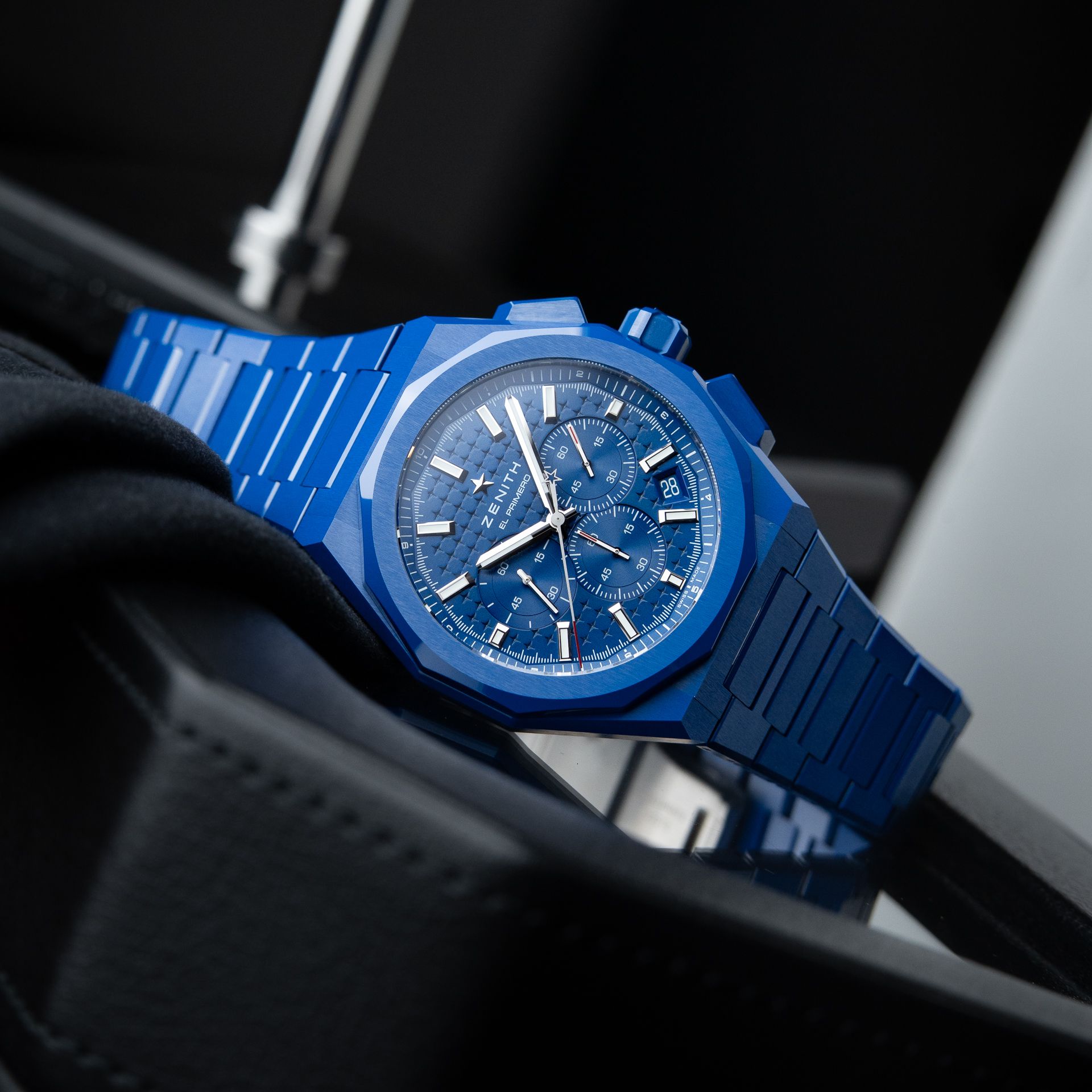Zenith Defy Skyline UNWORN 9/2025 160th Anniversary Blue Ceramic Bracelet Limited Edition 1/10th Second Chronograph