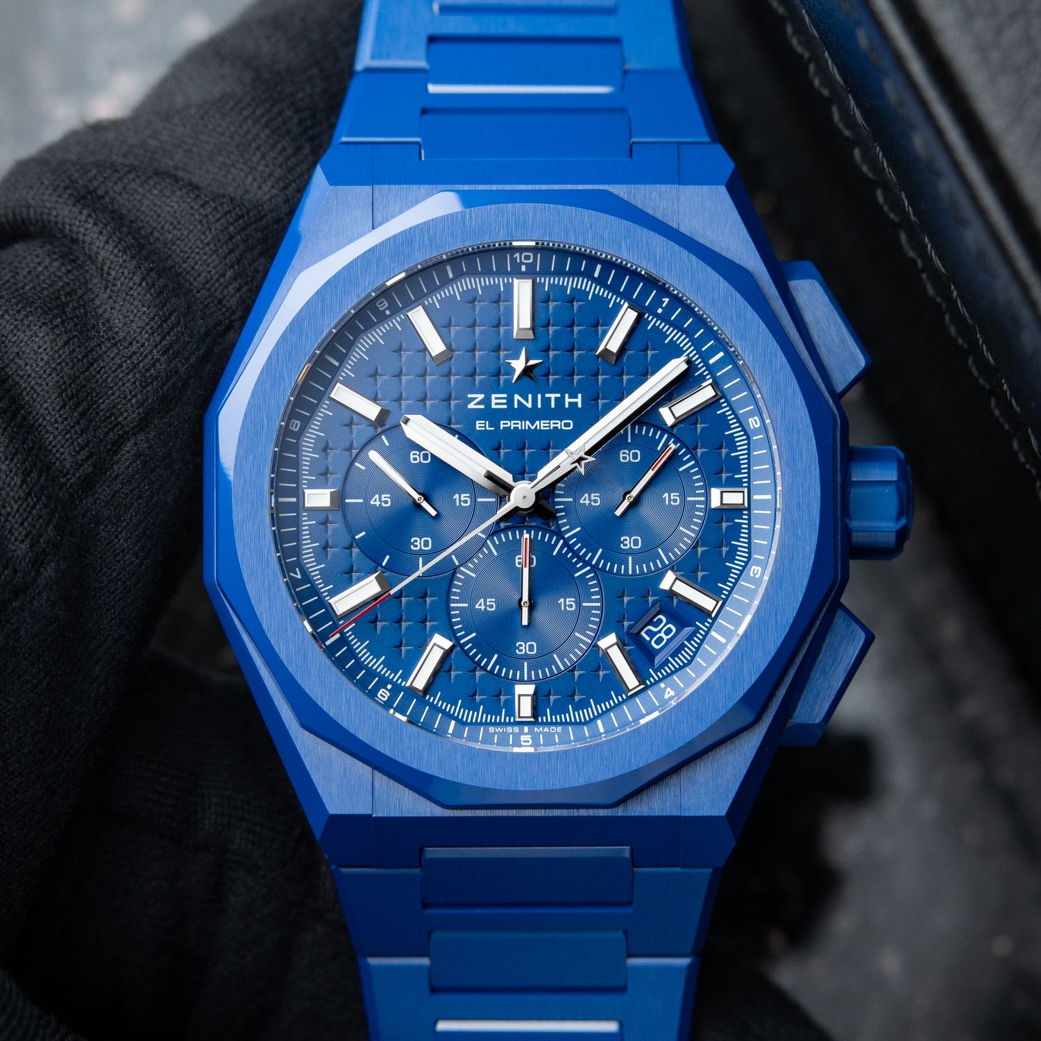 Zenith Defy Skyline UNWORN 9/2025 160th Anniversary Blue Ceramic Bracelet Limited Edition 1/10th Second Chronograph