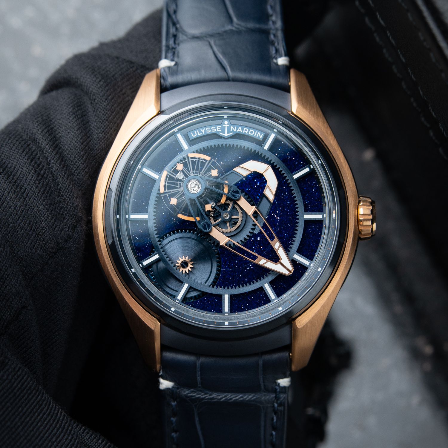 Ulysse Nardin Freak X Aventurine UNWORN 8/25 Limited Edition Rose Titanium