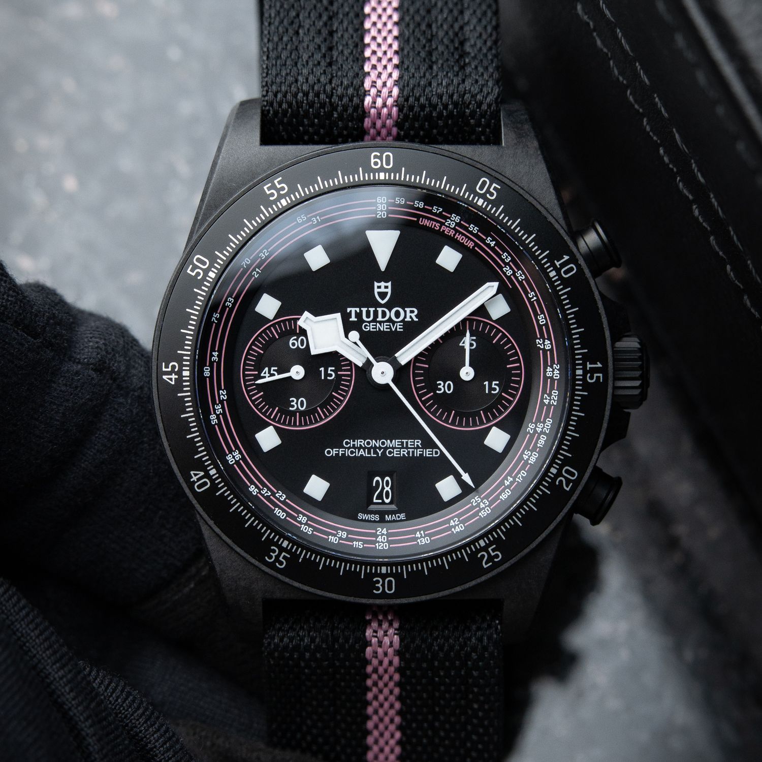 Tudor Pelagos FXD Chrono Giro D'Italia 7/2025 Pink Limited Edition Carbon Chronograph Tudor Pelagos FXD Chrono Giro D'Italia 7/2025 Pink Limited Edition Carbon Chronograph