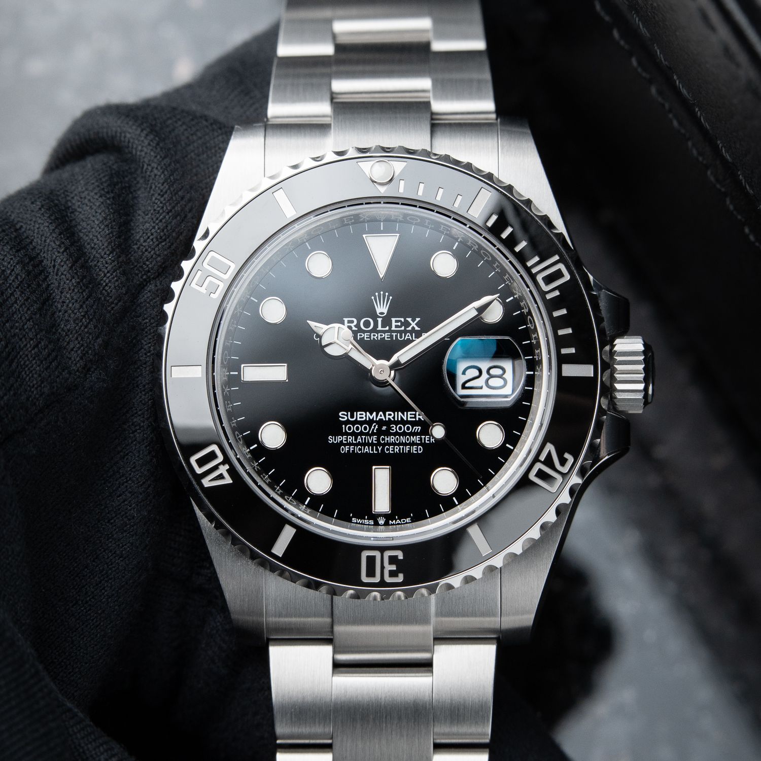 Rolex Submariner Date 1/2023 Diver Black Ceramic Bezel Steel Bracelet 41mm Box and Papers Rolex Submariner Date 1/2023 Diver Black Ceramic Bezel Steel Bracelet 41mm Box and Papers