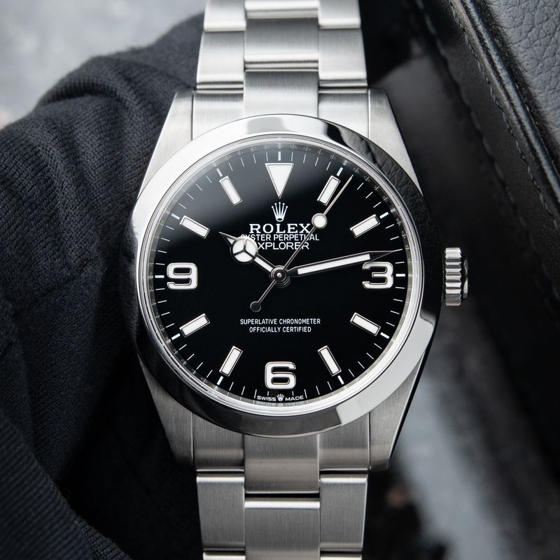Rolex Explorer 40 5/2024 Black Dial Steel Bracelet Automatic